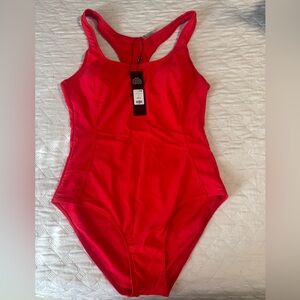 Fashion Nova Red Women's One Piece Swimsuit